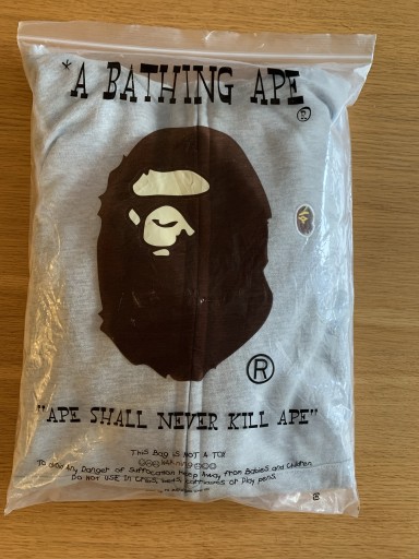 Zdjęcie oferty: Nowa bluza rozpinana BAPE A Bathing Ape szara M