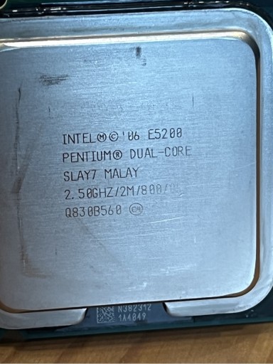 Zdjęcie oferty: Procesor INTEL PENTIUM DUAL CORE E5200 2.5GHz
