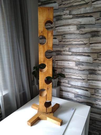 Zdjęcie oferty: Drewniany stojak na wino