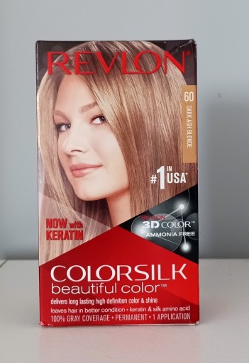 Zdjęcie oferty: Farba do włosów Revlon Colorsilk 60 ciemny blond 