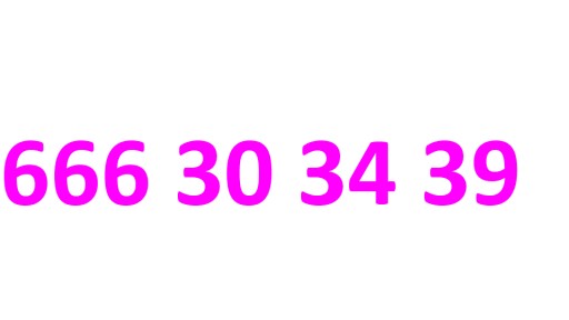 Zdjęcie oferty: 666 30 34 39 ZŁOTY NUMER T-Mobile