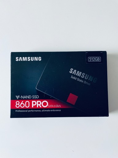 Zdjęcie oferty: Samsung 512GB 2,5" SATA SSD 860 PRO