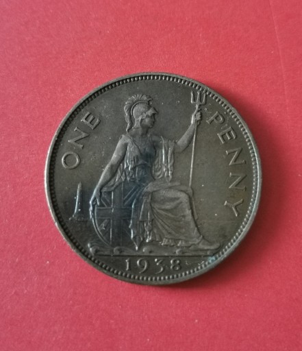 Zdjęcie oferty: Moneta 1 pens 1938, Wielka Brytania