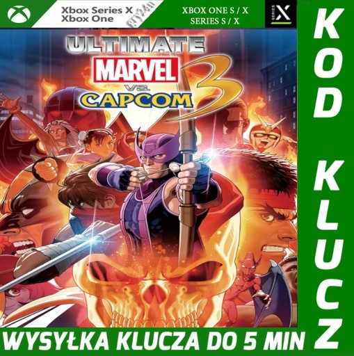 Zdjęcie oferty: ULTIMATE MARVEL VS. CAPCOM 3 XBOX I SERIES KLUCZ