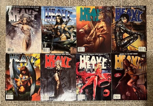 Zdjęcie oferty: Komiksy Heavy Metal Magazine 2000-2007, 8 numerów