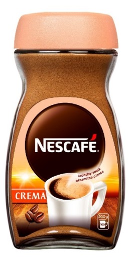 Zdjęcie oferty: Kawa rozpuszczalna Nescafe Crema 200 g
