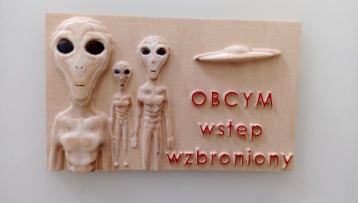 Zdjęcie oferty: Tabliczka - Obcym wstęp wzbroniony