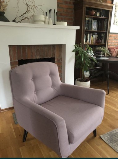 Zdjęcie oferty: Fotel różowy BRW nowoczesny