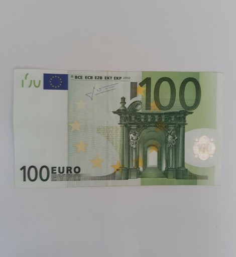 Zdjęcie oferty: Banknot 100 euro 2002 rok