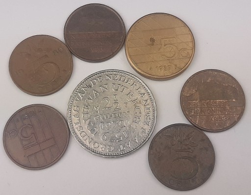Zdjęcie oferty: Holandia - zestaw monet - 7 szt