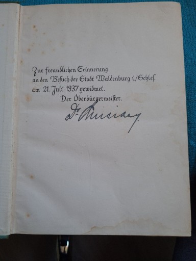 Zdjęcie oferty: Księga Wałbrzycha na Śląsku 1925 rok