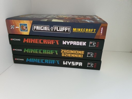 Zdjęcie oferty: Minecraft Wyspa MAX BROOKS 4 TOMY