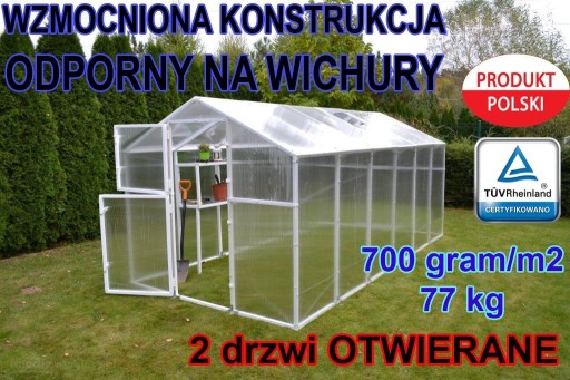 Zdjęcie oferty: 77KG POLSKi 2X4 8,5M2 TUNEL FOLIOWY POLIWĘGLANU