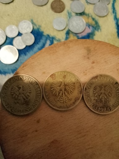 Zdjęcie oferty: Trzy pięciu złotówek z PRL-U  