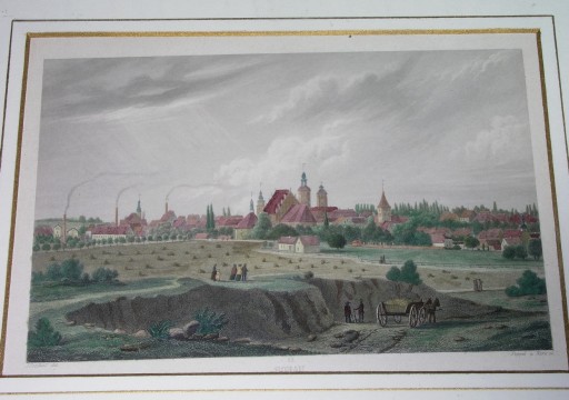 Zdjęcie oferty: 1850 oryginał ŻARY SORAU lubuskie ŁUŻYCE Śląsk