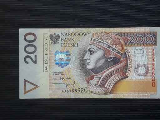 Zdjęcie oferty: 200 złotych PLN 1994 AA5766620 s3