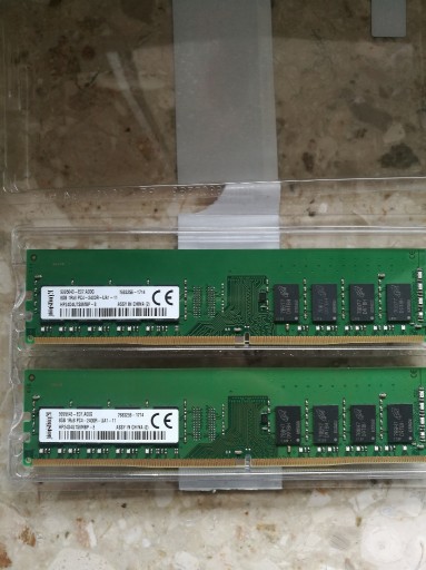 Zdjęcie oferty: 16GB DDR4 (2x8GB)2400 Kingston DIMM do PC 