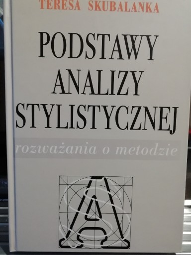 Zdjęcie oferty: Podstawy analizy stylistycznej