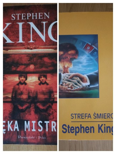 Zdjęcie oferty: Stephen King - "Strefa śmierci" i "Ręka mistrza"