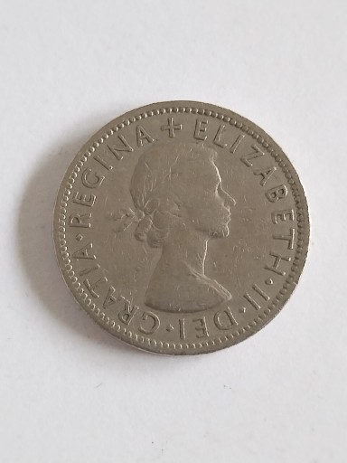 Zdjęcie oferty: Wielka Brytania 2 Shillings 1957