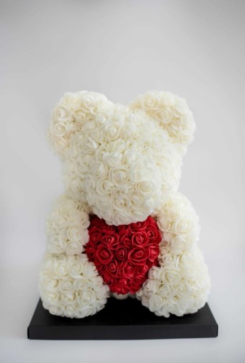 Zdjęcie oferty: Miś z róż XXL! Rose Bear! 40cm! Wyjątkowy Prezent!