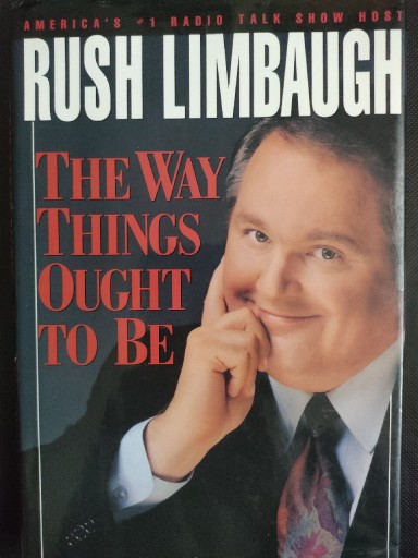 Zdjęcie oferty: OKAZJA jak NOWA RUSH LIMBAUGH THE WAY THINGS OUGHT TO BE wiele innych aukcj