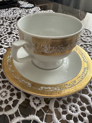 Zdjęcie oferty: Filiżanka espresso La reine Pate De Limoges 6szt 