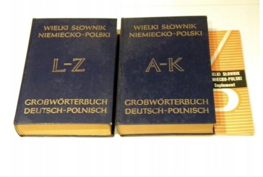 Zdjęcie oferty: Wielki słownik niemiecko-polski - komplet 