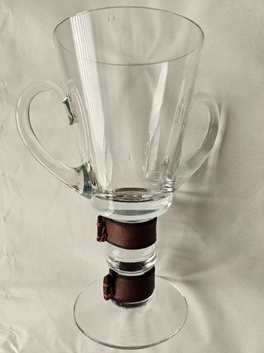 Zdjęcie oferty: Wazon szklany wazon na nóżce ze szkła flakon vintage