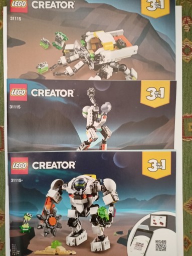 Zdjęcie oferty: Lego Creator 3in1 Roboty 31115