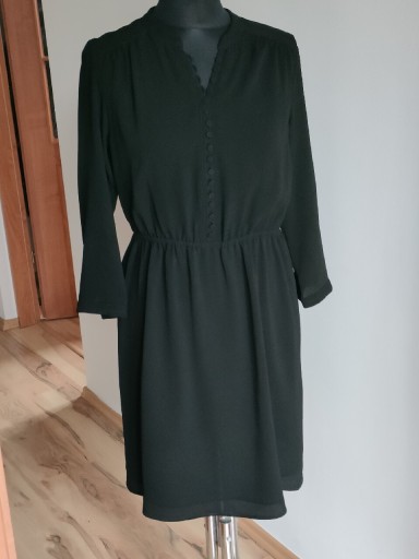 Zdjęcie oferty: H&M czarna letnia sukienka zwiewna 40 L lato