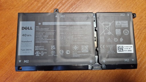 Zdjęcie oferty: Oryginalna bateria Dell JK6Y6 + kabel GRATIS