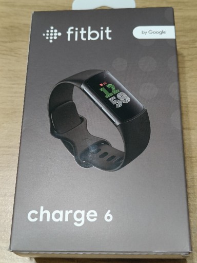 Zdjęcie oferty: Smartband Fitbit Charge 6 czarny nowy