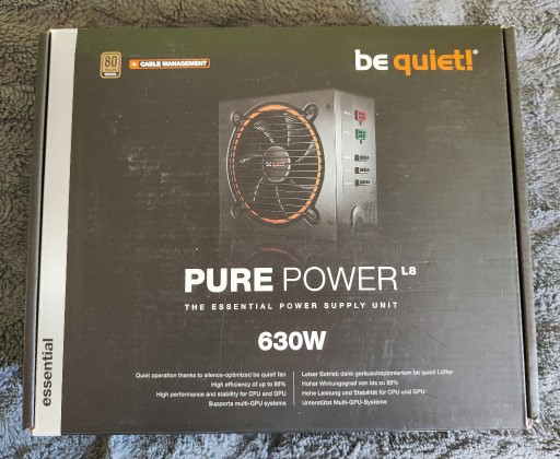 Zdjęcie oferty: Zasilacz Be quiet! Pure Power L8 630W sprawny