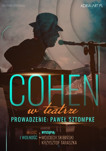 Zdjęcie oferty: 2 bilety na koncert "Cohen w teatrze" Poznań 26.04