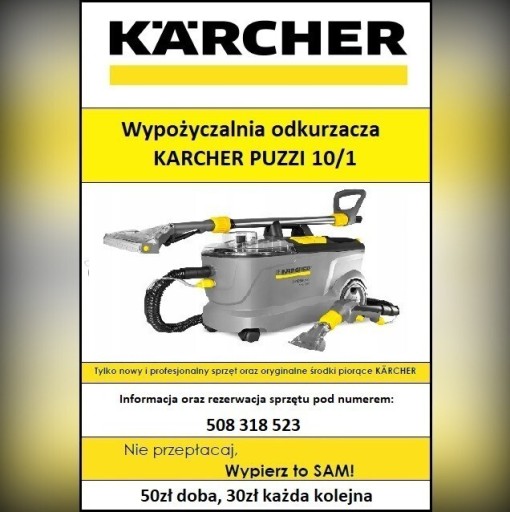 Zdjęcie oferty: Odkurzacz piorący pranie tapicerki Karcher puzzi