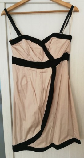 Zdjęcie oferty: Sukienka krótka H&M pudrowy róż rozm. 36 (S)