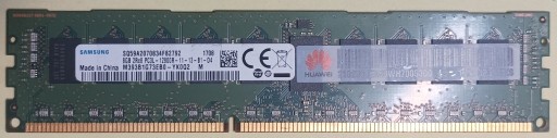 Zdjęcie oferty: Pamięć 8GB DDR3 PC3L-12800R 1600MHz ECC-Reg SAMSUN