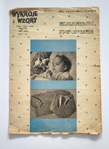 Zdjęcie oferty: Wzory i Wykroje, "Kobieta i życie" nr 20/461, maj 1963 r.