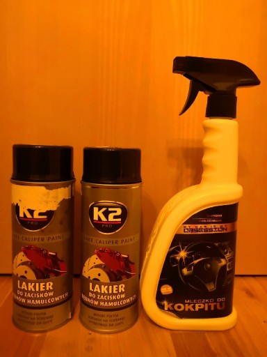 Zdjęcie oferty: K2 lakier do zacisków BLACK 700 ML + GRATIS KOKPIT