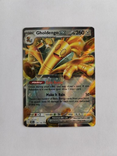 Zdjęcie oferty: Gholdengo ex - 139/182 - SV04: Paradox Rift (SV04)