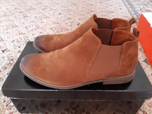 Zdjęcie oferty: Skórzane buty męskie ELEGANCKIE WSUWANE rozm. 41.