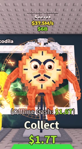 Zdjęcie oferty: Tictac Sahur 37,5 m/s!! ULTRA RZADKI Steal a Brainrot Roblox SEKRET