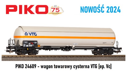 Zdjęcie oferty: PIKO 24609 cysterna VTG DB AG NOWOŚĆ 2024