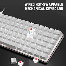 Zdjęcie oferty: Mechaniczna klawiatura White Backlit 82 Keys  