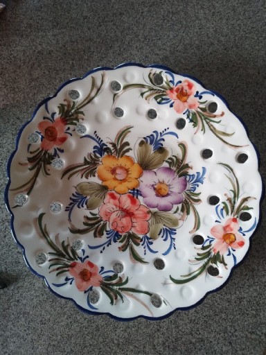 Zdjęcie oferty: Ozdobny talerz Portugal Lattice Floral 