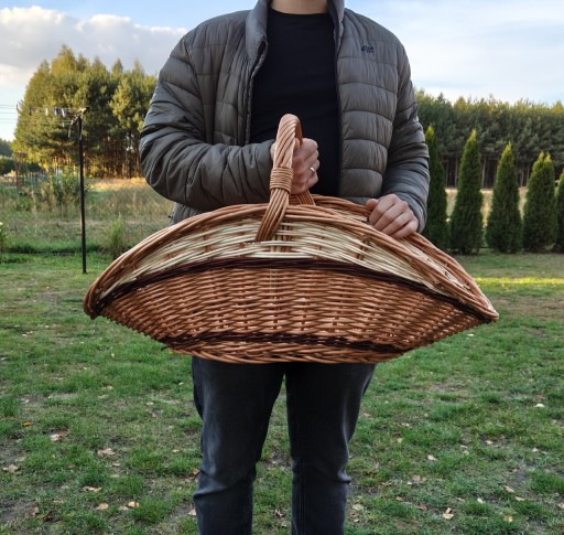 Zdjęcie oferty: Kosz wiklinowy na drewno XL,kosz kominkowy 