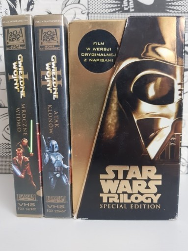 Zdjęcie oferty: "Gwiezdne Wojny Saga" PL Komplet VHS