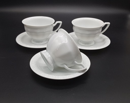 Zdjęcie oferty: 3 x Rosenthal Maria Biała Filiżanka porcelanowa  