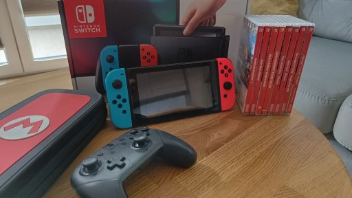 Zdjęcie oferty: Nintendo Switch + Gry + Pro Controller